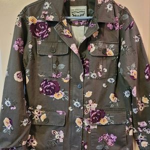 Levi's floral jacket